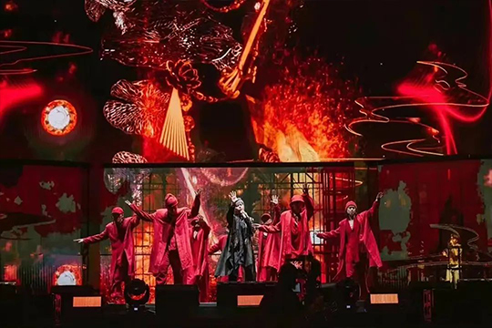 周杰倫新加坡演唱會(huì)，悟空體育大屏閃耀全場(chǎng)！