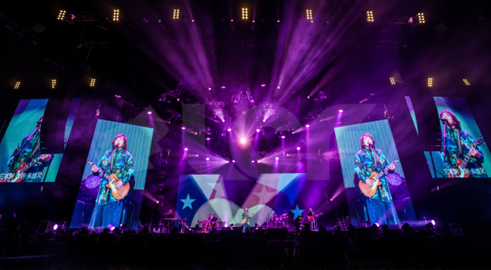 伍佰重慶演唱會LED顯示屏 伍佰重慶演唱會LED顯示屏