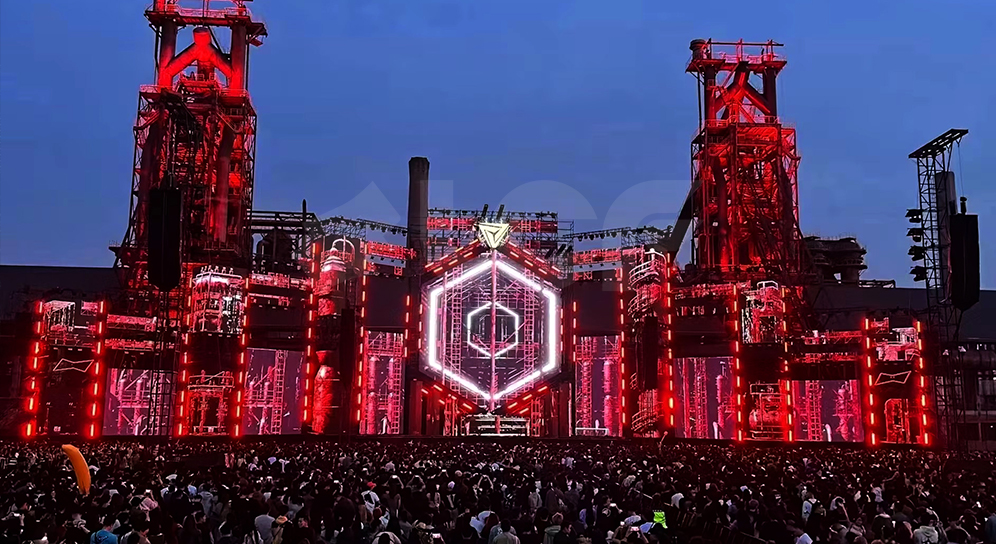 百威風(fēng)暴電音節(jié)LED顯示屏 百威風(fēng)暴電音節(jié)LED顯示屏