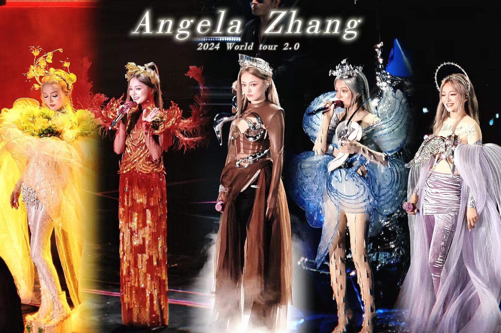 璀璨奪目！悟空體育LED巨幕打造光影魔法，張韶涵湖州演唱會(huì)變身高定秀場(chǎng)